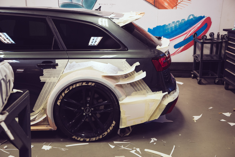 Illustration for article titled Professional skier builds DTM-like Audi RS6